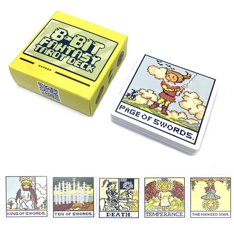 Board Game Of Life - 8-Bit Fantasy Tarot Deck Karte Prophezeiung