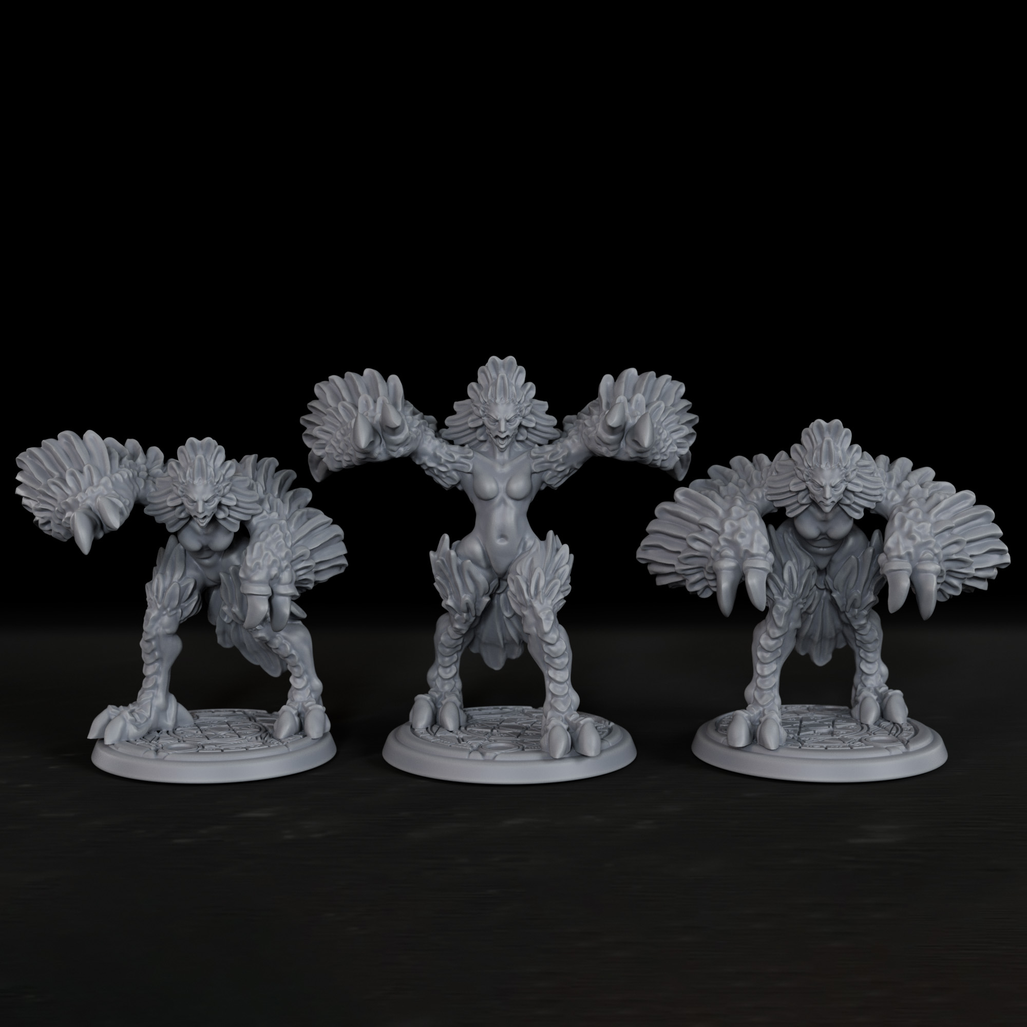 Board Game Live - RPG Harpies Miniatur - Weihnachtsgeschenk, Fantasy-Charaktere/NPCs